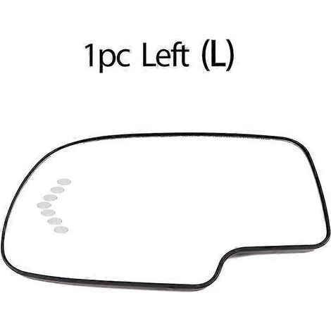 Außenspiegelglas links/rechts, Weitwinkel, für GMC Sierra Yukon XL 1500, 2500, 3500 (2003–2007), Zubehör – 1 Stück links
