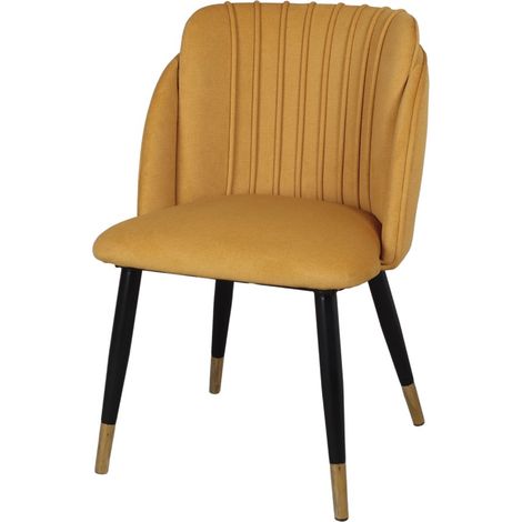 AUTRES Chaise tapissée avec un style contemporain - modèle 061 - moutarde (1/4)
