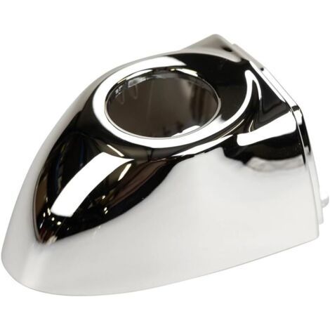 BUNTHAUS Capuchon de poignée de porte chromé pour Fiat 500X 2016-2021 avant extérieur en ABS Matériel OEM 735607049 Ajustement direct