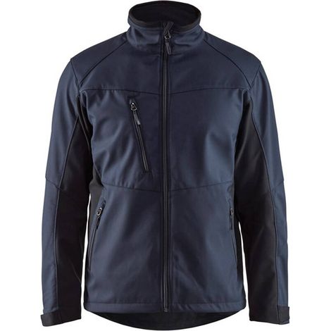 Giacca da lavoro softshell 4950 - Blu scuro/Nero XL (1/4)