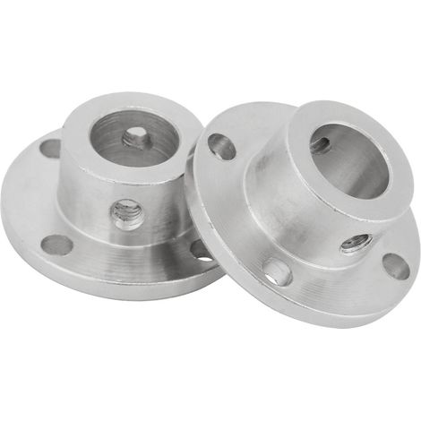 2 accouplements à bride rigide M4 pour arbre moteur, connecteur de coupleur, diamètre intérieur 12 mm, diamètre extérieur 18 mm (1/5)
