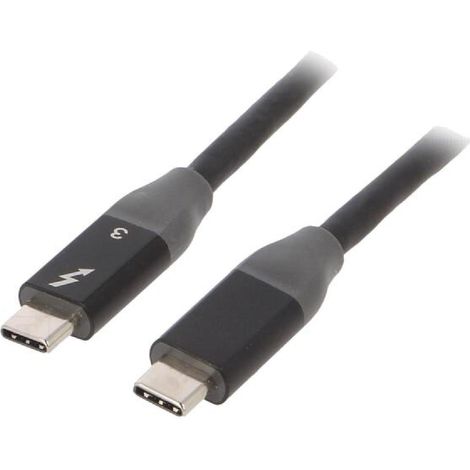 Cable- USB 3.1- USB C prise.de deux cotes- nickele- 1.5m- noir