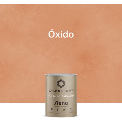 Pintura Ecológica INTERIOR Efecto LIMEWASH Base Cal SIENA Color ÓXIDO 1L