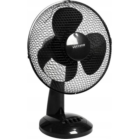 VOLTENO WENTYLATOR BIURKOWY CZARNY 30cm