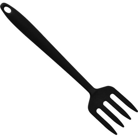 Fourchette de service en silicone - polyvalente et anti-rayures - 1 pièce - 26 cm (1/5)