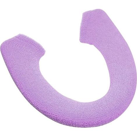 Housse de siège de toilette douce et chaude, coussin épais, tapis de fermeture extensible, lavable et universel (1/5)