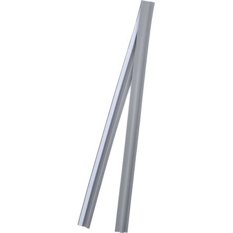 Joint de porte vitrée, joint coulissant pour fenêtre, bande d'étanchéité porte-fenêtre (gris, lot de 10 mètres) (1/5)