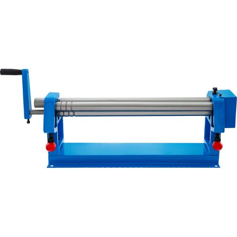 Mophorn Blechwalze - 570 mm manuelle Drahtzylinder für Blechwalzen, max. Dicke 1,2 mm, Kohlenstoffstahl, Schraubklemme, Rohre, Walzenpresse