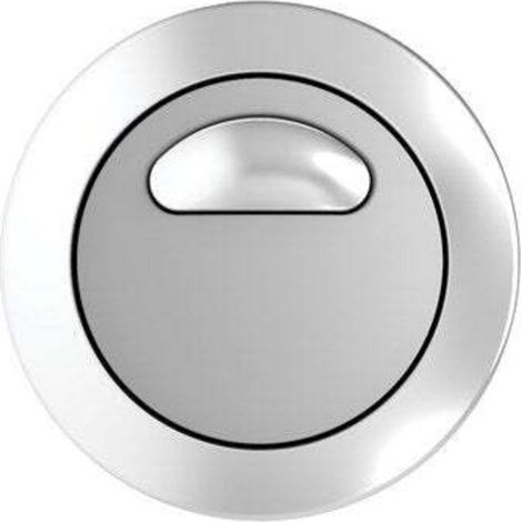 Bouton soupape à double poussoir OPTIMA 49/S, SIAMP, chrome, Réf.34490220 (1/4)