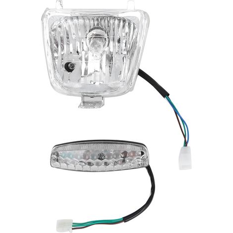 Feux avant et arrière 12V en forme de dinosaure, adaptés aux motos/quads tout-terrain à quatre roues de 50cc, 70cc et 110cc. (1/5)