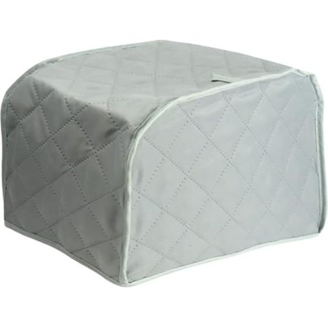 Sollbry Housse anti-poussière pour grille-pain à 2 tranches pour grille-pain de cuisine - Protection contre la poussière et les traces de doigts - Lavable (gris) (1/5)