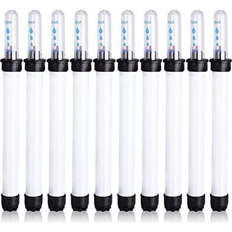 20 cm Bodenfeuchtigkeitssensor – 10er-Pack Pflanzensensoren, batterieloses Display, hohe Genauigkeit