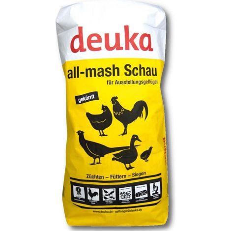 Deuka all-mash Schau 25 kg Geflügelfutter Schaufutter Hühnerfutter Hahnfutter (1/2)