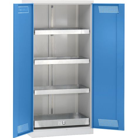 eurokraft pro, Armoire de sécurité, 4 tablettes de rétention