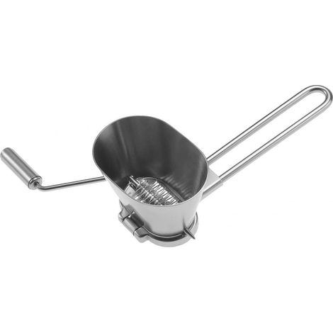 Kräutermühle – 1 Stück – Edelstahl – Zerkleinert frische Kräuter präzise – Für Saucen und Marinaden – Silber 18,5 x 16 x 5,8 cm (1/3)