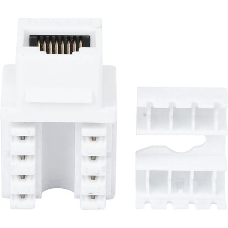 3-teiliges Netzwerkkabel-Informationsmodul, Computerzubehör, Einzelport Cat5e RJ45-8P8C (1/5)