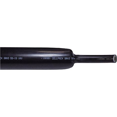Dickwandiger Schrumpfschlauch mit Klebstoff, schwarz, SRH3 48-12 1000mm, 443980 (1/5)