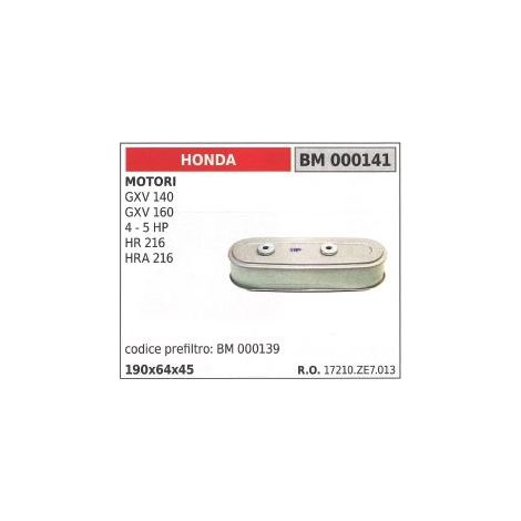 Prefiltro aria HONDA generatore GXV 140 5 4HP verticali