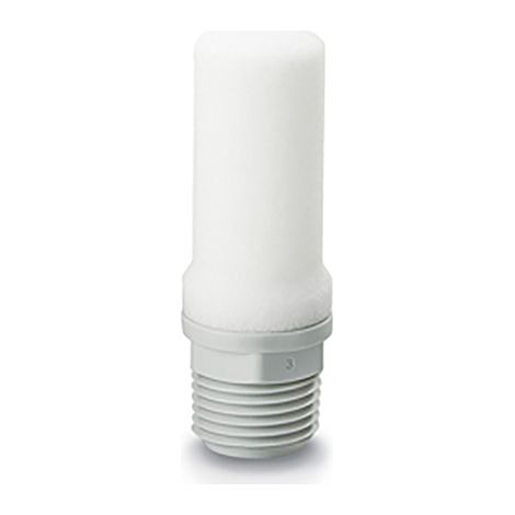 Silencieux pneumatique SMC Séries AN, NPT 1/2 Mâle, Fileté, en Résine 1MPa ( Prix pour 1 )