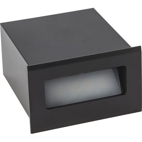Encastré SET'IN 3 rectangle fixe noir 3000K 2W IP54 - EUROPOLE - 37120 (1/3)