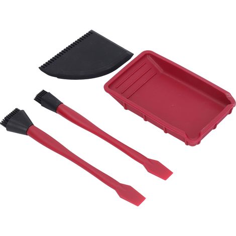 Kit de Colle Silicone Complet avec Pinceaux, Plateau et Peigne pour Étaler la Colle - Set d'Application Scolaire (1/5)