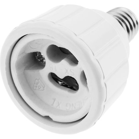 BeMatik - Adaptateur ampoule lampe E14 à GU10 (1/4)