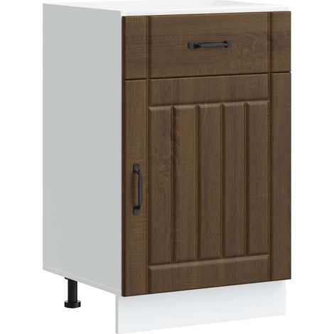Maison Exclusive - Base da Cucina Lucca Rovere Marrone in Legno Multistrato