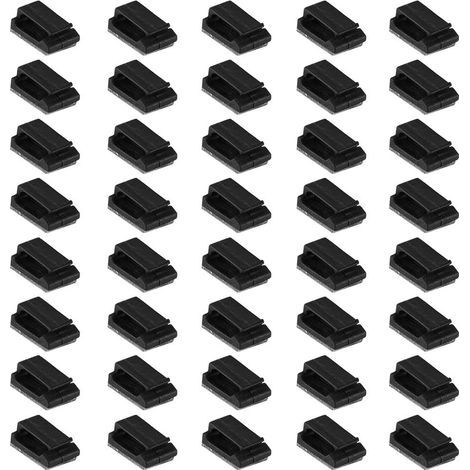 Premium Plastic Fixed Clips Self Adhesive Wire Tie Base for Car (1/5)