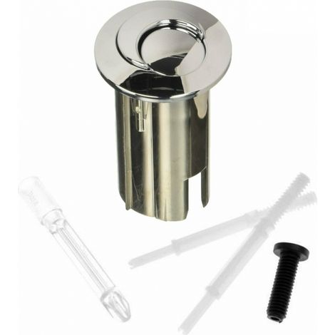 Bouton poussoir 3 et 6 litres – Tige longue 7 cm – Compatible réservoirs Roca modèles Element, Veranda, America – Visserie incluse