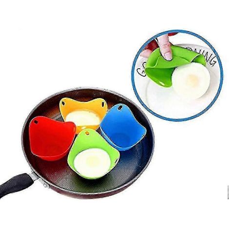 Tasses à œufs pochés en silicone - Lot de 6 (1/5)