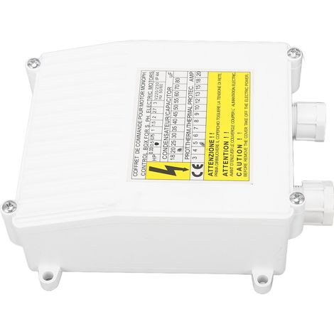 Steuerkasten für 370-W-Tauchpumpe, externer Schalter mit Thermoschutz, 220-V-EU-Steckernetzteil, für den privaten und industriellen Einsatz (1/5)
