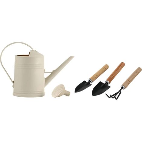 Arrosoir de jardin au design lgant couleur beige (1/5)