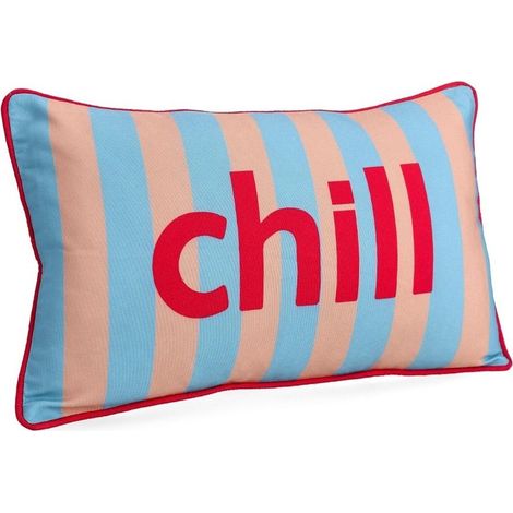 Bizzotto cuscino Karera Chill blu/arancione cm 30x50