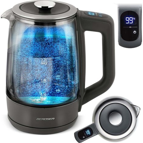 Hervidor electrico de cristal berdsen bd 711 17l