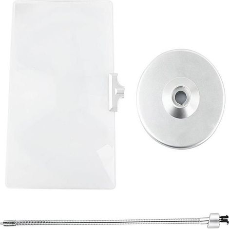 Loupe De Table - Grossissement 4x - Lentille Fresnel HD - Support Flexible Rotatif 360° - Pour Lecture Et Identification - 1 Pièce (1/5)