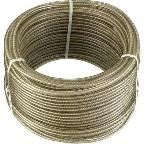 Cavetto zincato plastificato mm 4 mt 30 - masidef (1/3)