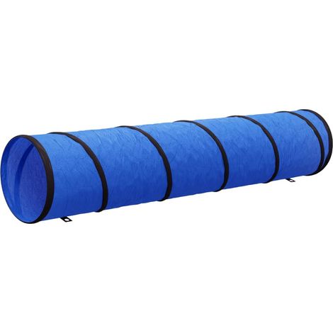 Maison Exclusive - Hundetunnel Blau Ø 40x200 cm Polyester