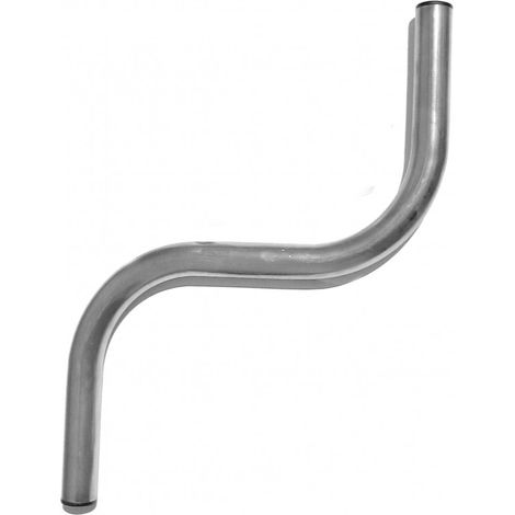 Fixation bras en S déport 350 mm – Acier zingué gris – Pour applications nécessitant une fixation solide – Résistance à la corrosion – Metronic