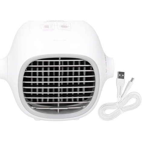 Ventilateur Rafraîchisseur d'Air Portable avec Humidificateur et USB