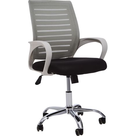 Premier Housewares Grey Home Office Chair