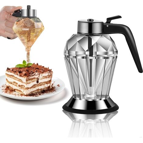 Pot de Miel en Verre, 200 ml Distributeur Miel Anti-goutte, 7 Onces Distributeur Sirop avec Support, pour Sirop Sucre Sauce Soja Cuisson Vin Autres liquides (1/5)