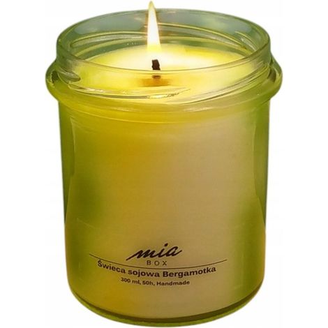 Marmorierte Sojakerze Bergamotte 240 g