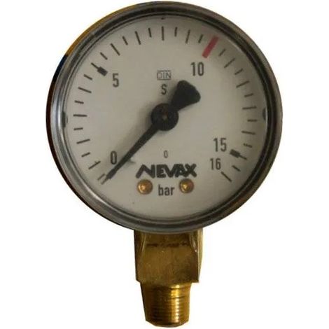 Sauerstoffmanometer: D.50 - BP. 16 bar