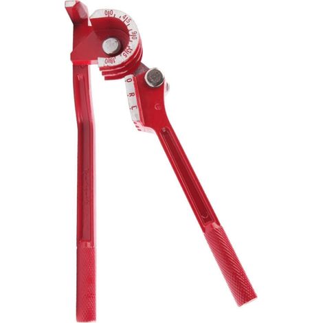 3-in-1 manuelles Rohrbiegewerkzeug für 1/4 Zoll 3/8 Zoll weiche Metallrohre, 0–180 Grad Winkel, ergonomisches Handwerkzeug (1/5)
