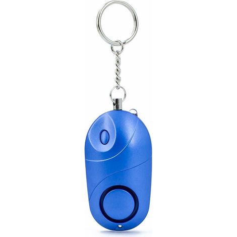 Sirène d'alarme personnelle, porte-clés d'alarme de sécurité personnelle avec lumière LED, mini sirène d'urgence pour l'autodéfense des femmes, des enfants et des personnes se promenant la nuit. (1/5)