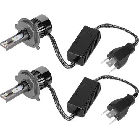 LED bulbs H4 60W, white light 6000K, for car lights, (1/4)