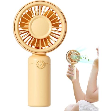 Ventilateur 3 Vitesses Réglables Silencieux Rechargeable USB (1/5)