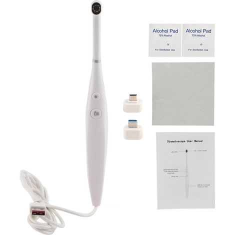 Endoscope Dentaire LED Réglable pour Android, Caméra HD Vidéo