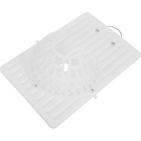 SUPVOX Support de fixation vertical pour jardinière suspendue, en plastique blanc (1/5)