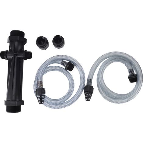 Rosvola Injecteur d'engrais pour l'irrigation goutte à goutte, dispositif mélangeur en plastique avec clapet anti-retour, Tube d'eau, jardin, Agriculture, arrosage 3 pouces.